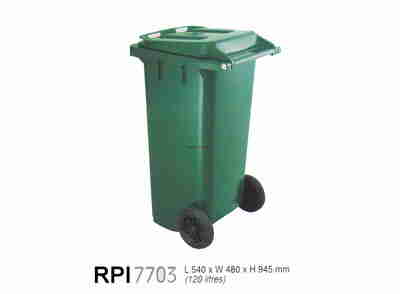 TEMPAT SAMPAH PLASTIK RABBIT 120 LITER