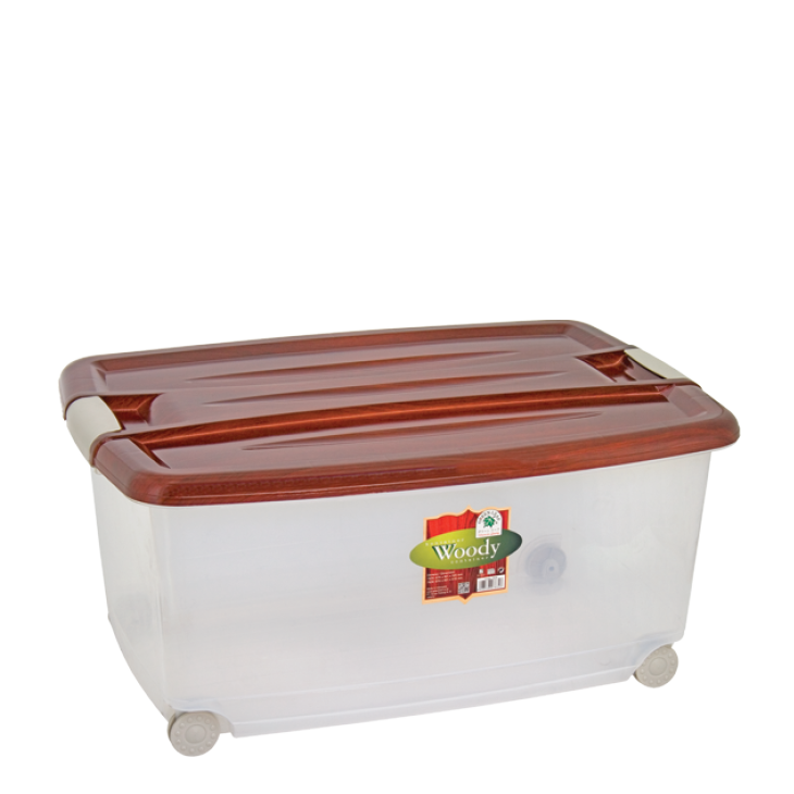 KONTAINER BOX WOODY 7835 DENGAN RODA