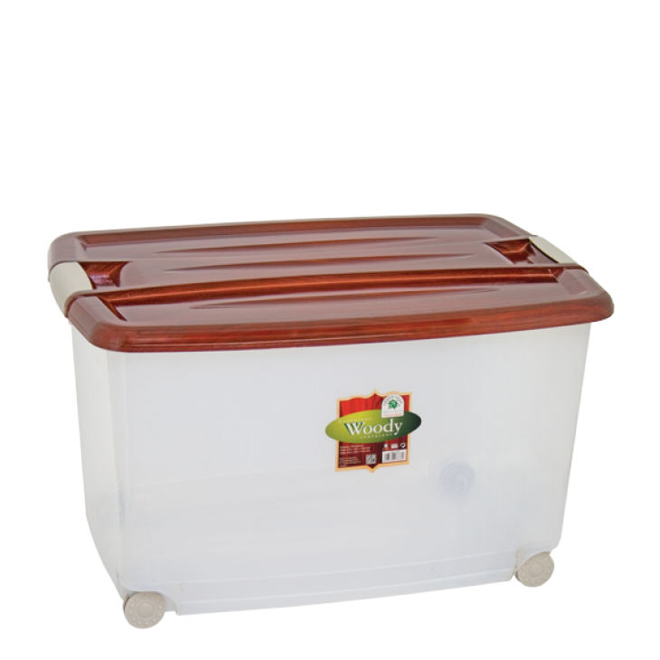 KONTAINER BOX WOODY 7836 DENGAN RODA